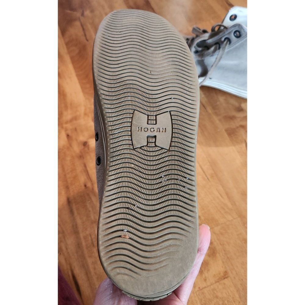 Hogan Men High-Top Suede Sneakers - Picture 4 of 6